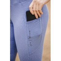Pull-on Equithème Flora fond silicone Vert sauge