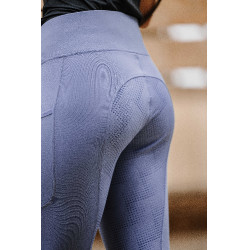 Pull-on Equithème Flora fond silicone Violet