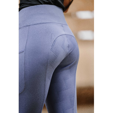 Pull-on Equithème Flora fond silicone Violet