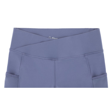 Pull-on Equithème Flora fond silicone Violet