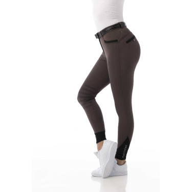 Broek Equithème Safir Bruin / zwart Broek Equithème Safir Bruin / zwart