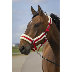 Halster Equithème Nylon Schapenvacht Halster Equithème Nylon Schapenvacht