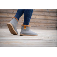 Boots Pénélope Marine / marron Bleu