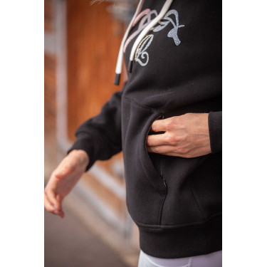 Sudadera PENELOPE - Funny Zwart Sudadera PENELOPE - Funny Zwart