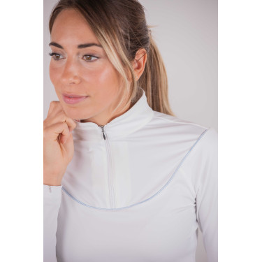 Polo de concours Pénélope Toscane Blanc Polo de concours Pénélope Toscane Blanc