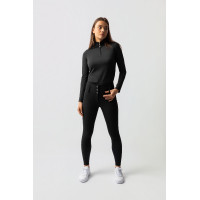 Horze Leonie damesrijbroek met fullseat van veganistisch suède Zwart Horze Leonie damesrijbroek met fullseat van veganistisch suède Zwart