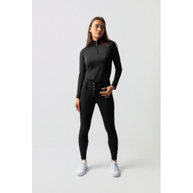 Pantalon d'équitation Horze Leonie à fond intégral femme en daim végétalien Pantalon d'équitation Horze Leonie à fond intégral femme en daim végétalien