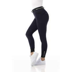 Broek Equithème Safir Marine / zwart Blauw Broek Equithème Safir Marine / zwart Blauw