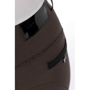 Broek Equithème Safir Bruin / zwart Broek Equithème Safir Bruin / zwart