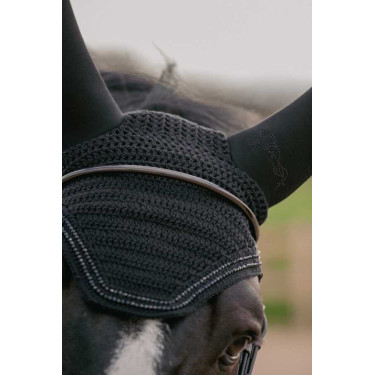 Oornetje voor paarden Pénélope Soundless Strass Zwart Oornetje voor paarden Pénélope Soundless Strass Zwart