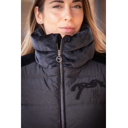Mouwloze bodywarmer Pénélope Sonia Zwart
