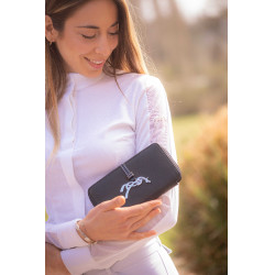Porte-feuille Pénélope Vittoria Noir Porte-feuille Pénélope Vittoria Noir