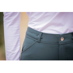 Pantalon d'équitation Élégance Pénélope Vert forêt