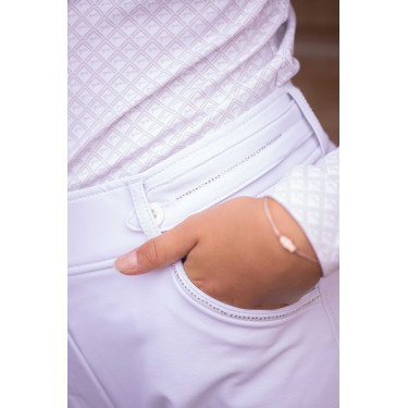 Pantalon d'équitation Élégance Pénélope Blanc Pantalon d'équitation Élégance Pénélope Blanc