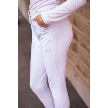 Pantalon d'équitation Élégance Pénélope Blanc Pantalon d'équitation Élégance Pénélope Blanc