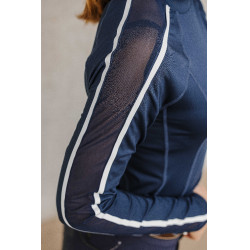 T-shirt Equithème Originals Mélodie Marine Marineblauw T-shirt Equithème Originals Mélodie Marine Marineblauw