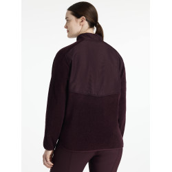 Hybride fleecevest LeMieux Clara Damson Violet Hybride fleecevest LeMieux Clara Damson Violet