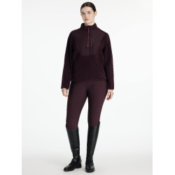 Hybride fleecevest LeMieux Clara Damson Violet Hybride fleecevest LeMieux Clara Damson Violet