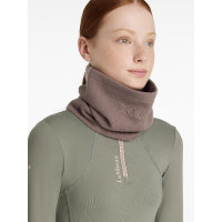 LeMieux fleece nekwarmer Walnoot Bruin