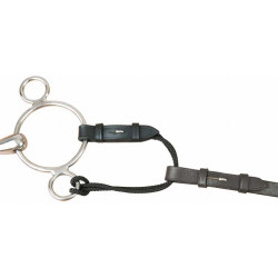 Alliances de pelham cuir et corde T de T Noir Alliances de pelham cuir et corde T de T Noir