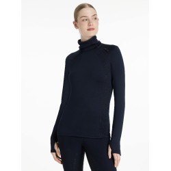 Base Layer LeMieux Sara col roulé Marine Bleu marine