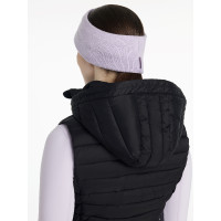 LeMieux hoofdband met glans Asgrauw Bordeaux