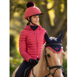 Gewatteerde jas met capuchon LeMieux Milly Young Rider Veenbes Roze
