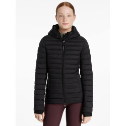 Gewatteerde jas met capuchon LeMieux Milly Young Rider Zwart