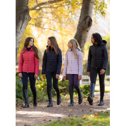 Gewatteerde jas met capuchon LeMieux Milly Young Rider Zwart