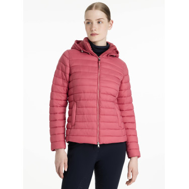 Doudoune à capuche LeMieux Tilly femme Cranberry Rose