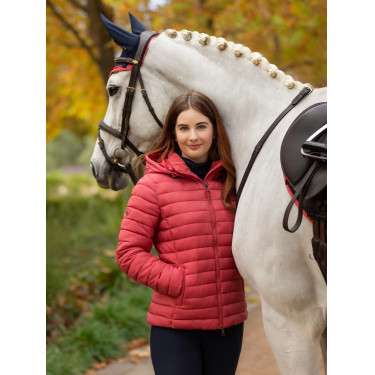 Doudoune à capuche LeMieux Tilly femme Cranberry Rose