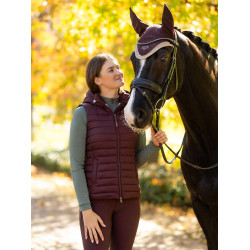 Doudoune sans manches à capuche LeMieux Tilly femme Damson Violet