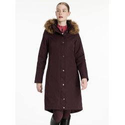 Manteau long imperméable LeMieux Anya Damson Violet