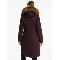 Manteau long imperméable LeMieux Anya Damson Violet