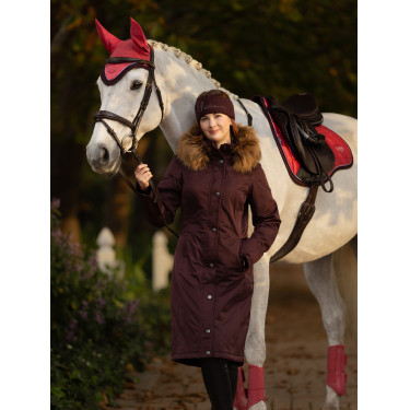 Manteau long imperméable LeMieux Anya Damson Violet