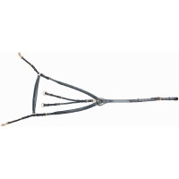 Jachtmartingaal met T-brug en dubbele riem Donker Havana Bruin Jachtmartingaal met T-brug en dubbele riem Donker Havana Bruin