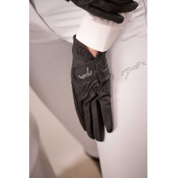 Gants Pisma Strass Pénélope Noir Gants Pisma Strass Pénélope Noir