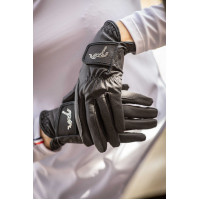 Gants Pisma Strass Pénélope Noir