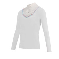 Polo Equithème Cabourg lange mouwen Wit Polo Equithème Cabourg lange mouwen Wit