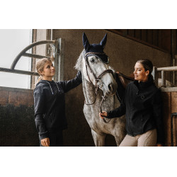 Sweat Je t'aime Equithème Selena Noir Sweat Je t'aime Equithème Selena Noir