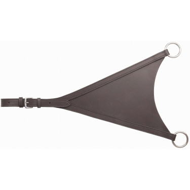 Volledige martingaalvork van leer T de T Donker Havana Bruin