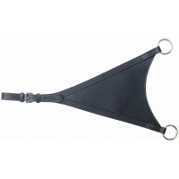 Fourche de martingale pleine en cuir T de T Havane foncé Marron Fourche de martingale pleine en cuir T de T Havane foncé Marron