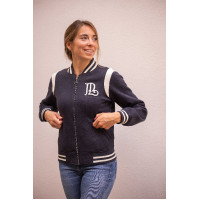 Sweat Pénélope University Marine / offwhite Marineblauw