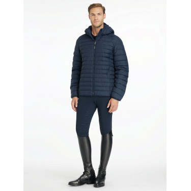 Heren LeMieux donsjas met capuchon Marine Marineblauw