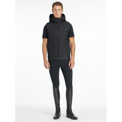 LeMieux heren bodywarmer zonder mouwen met capuchon Zwart LeMieux heren bodywarmer zonder mouwen met capuchon Zwart
