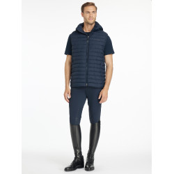 LeMieux heren bodywarmer zonder mouwen met capuchon Marine Marineblauw LeMieux heren bodywarmer zonder mouwen met capuchon Marine Marineblauw