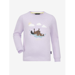 Mini LeMieux Poppy lange mouwen top Lila Violet Mini LeMieux Poppy lange mouwen top Lila Violet