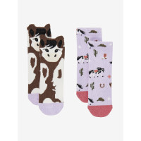 Chaussettes Mini LeMieux en coton par 2 Haflinger rosemary