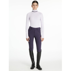 Maillot de corps Young Rider LeMieux Savannah col montant Lilac Violet
