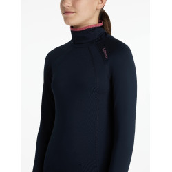 Young Rider ondershirt LeMieux Savannah met opstaande kraag Marine Marineblauw